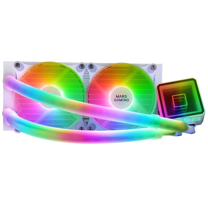 Ref. Líq. CPU Mars Gaming 500W ARGB Blanca(MLULTRA240W)