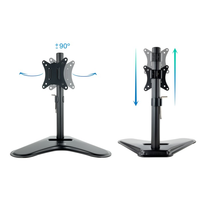 Soporte Mesa TooQ 17"-32" Gira/Inclina 9Kg (DB1701TN-B)