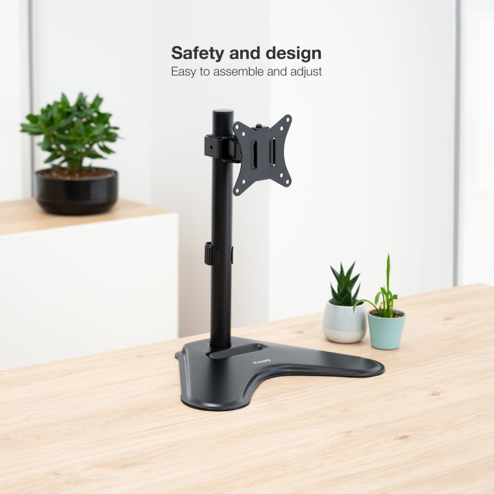 Soporte Mesa TooQ 17"-32" Gira/Inclina 9Kg (DB1701TN-B)