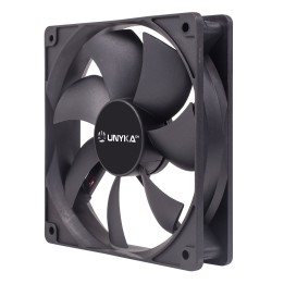 Ventilador 12x12 UNYKA 25mm 4Pin/PWM (51800)