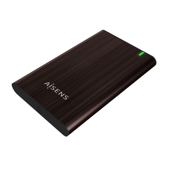 Caja AISENS HDD 2.5" SATA USB 3.0 Marrón (ASE-2525BWN)