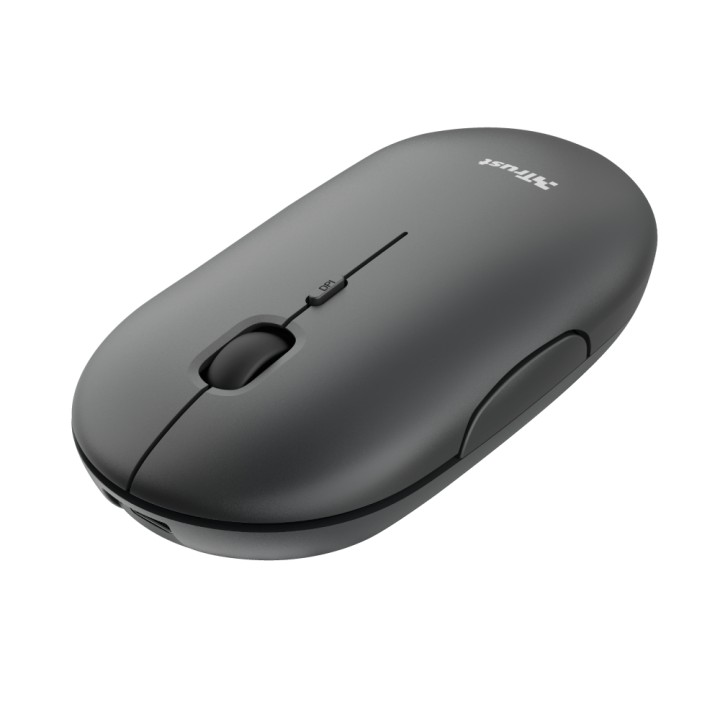 Ratón Trust Puck Óptico RF Bluetooth Negro (24059)