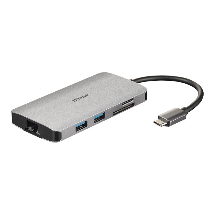 Dock D-Link USB-C a USB-A/C HDMI RJ45 Lector (DUB-M810)