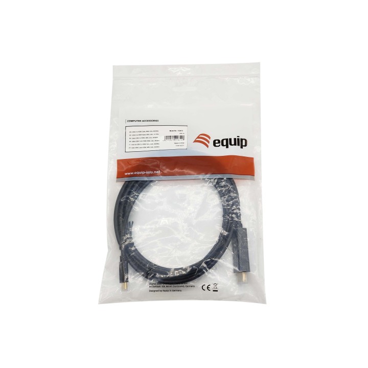 Cable EQUIP USB-C/M a HDMI/M 3m Negro (EQ133413)