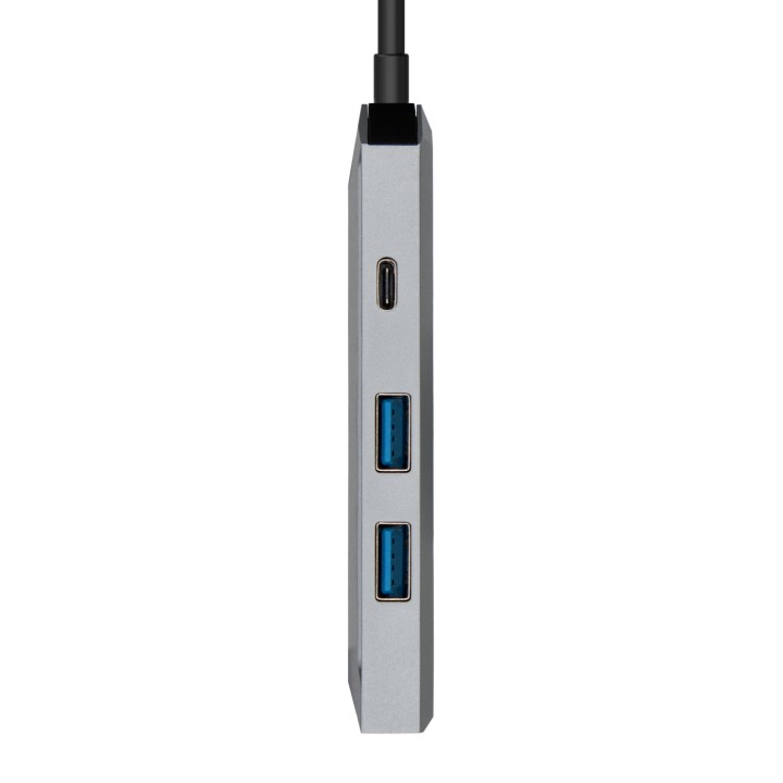 Adaptador AISENS 4en1 USB-C 15cm Gris (ASUC-4P002-GR)