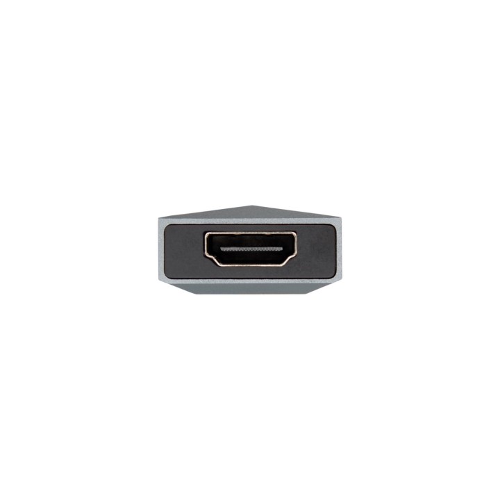Adaptador AISENS 4en1 USB-C 15cm Gris (ASUC-4P002-GR)