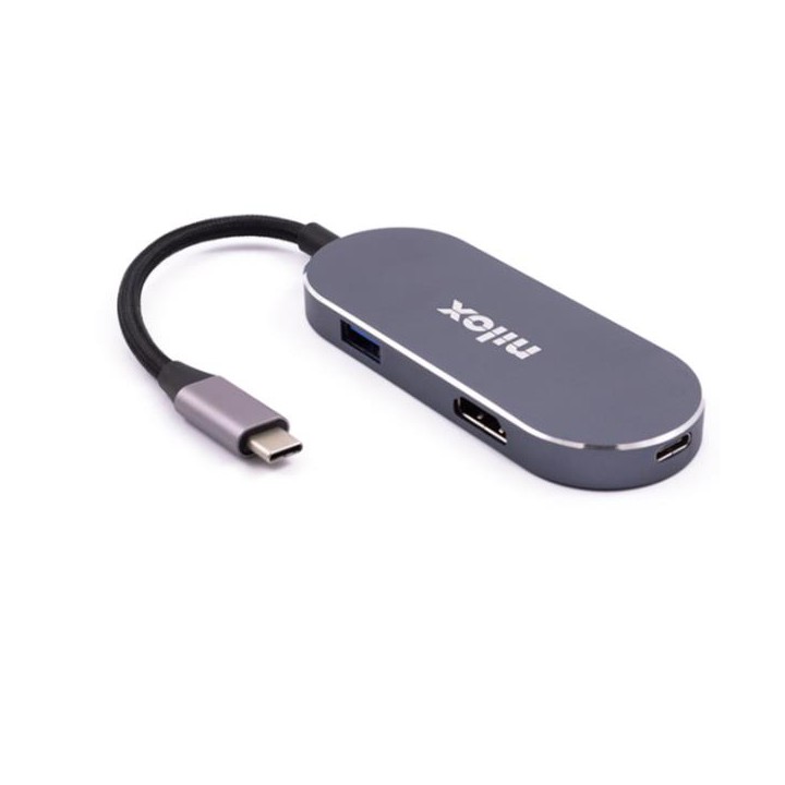 Dock NILOX USB-C a 3xUSB-A 1xUSB-C PD/HDMI (NXDSUSBC01)