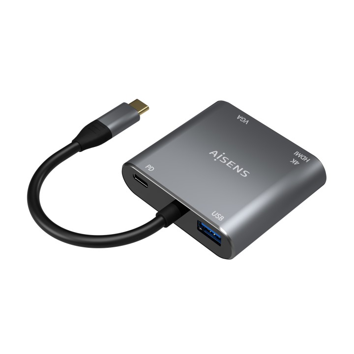 Adaptador AISENS USB-C a USB-A/C/VGA/HDMI (A109-0626)