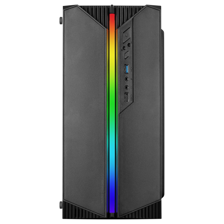 Caja Compacta Mars Gaming ARGB S/F mATX Negra (MCS1)