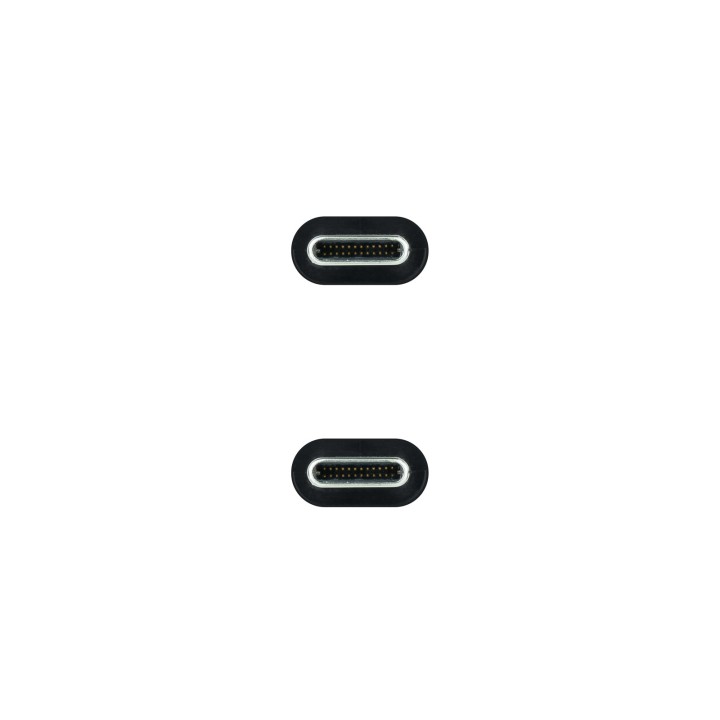 Nanocable USB-C/M a USB-C/M 1.5m Negro(10.01.4101-L150)