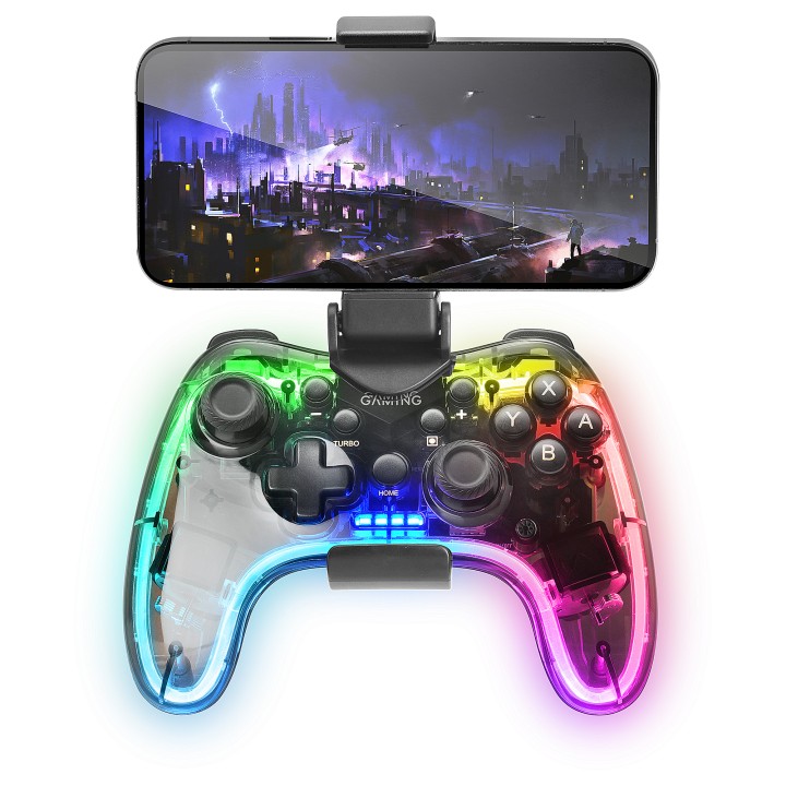 GamePad Mars Gaming USB Bluetooth 5.0 PS3 Negro (MGPBT)