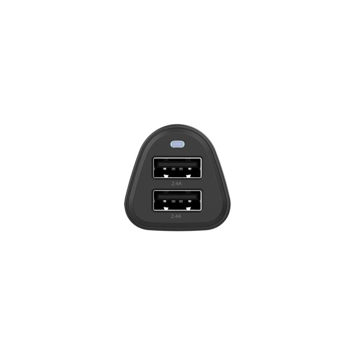 Cargador de Coche CELLY 2xUSB-A 2.0 Negro (PCCC2USBBK)