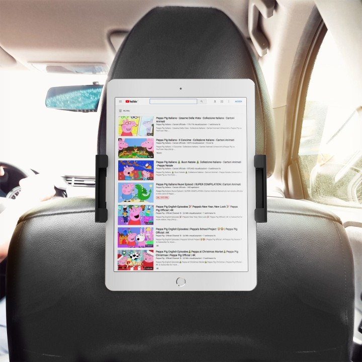Soporte Coche CELLY Tablet hasta 9.5" (MOUNTBACKTABBK)