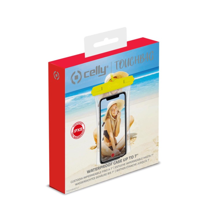 Bolsa Acuática Transparente CELLY 7" (TOUCHBAGYLF)