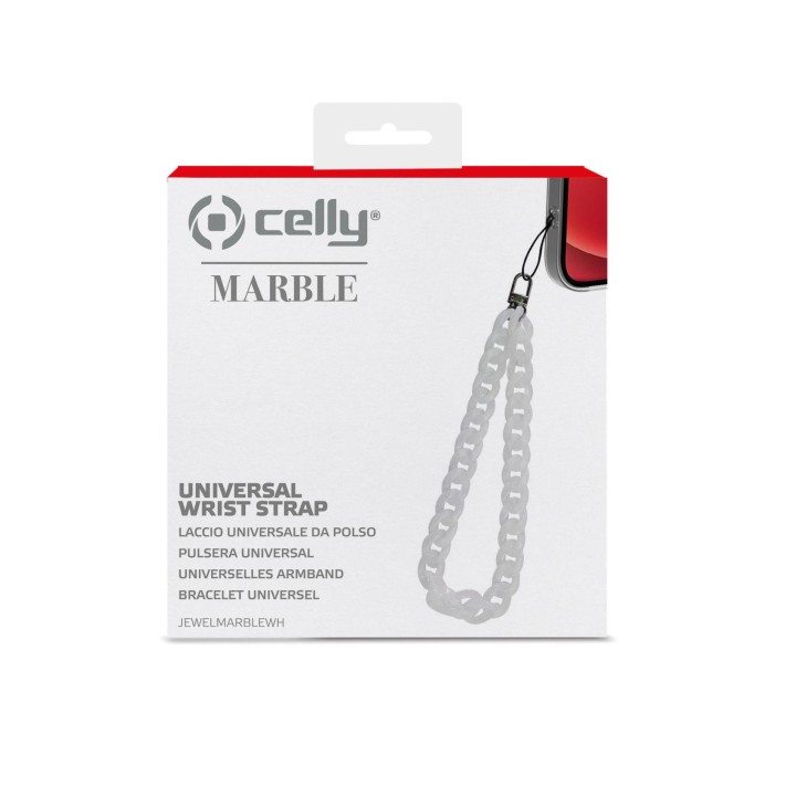 Pulsera de Sujeción CELLY Mármol Blanca (JEWELMARBLEWH)
