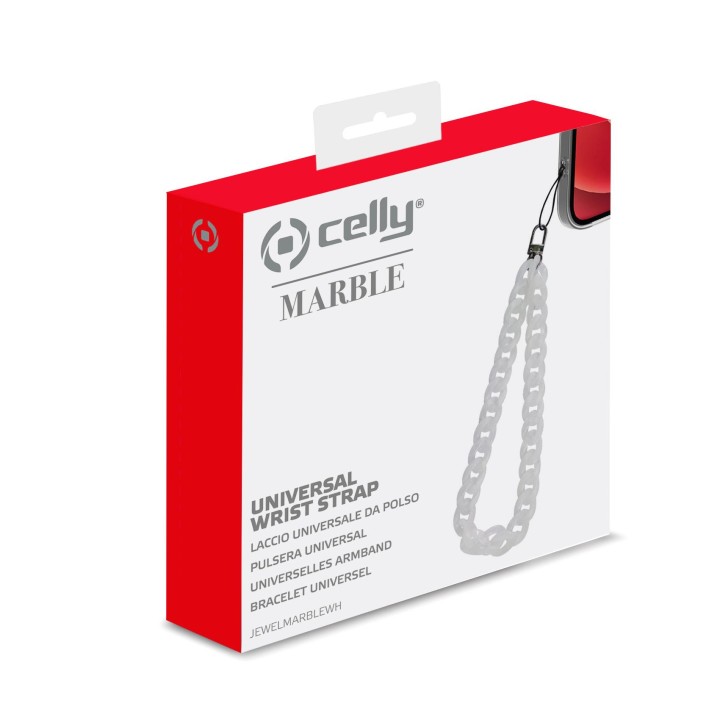 Pulsera de Sujeción CELLY Mármol Blanca (JEWELMARBLEWH)