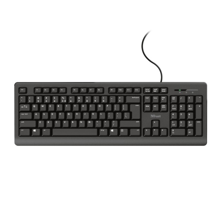 Teclado Trust TK-150 Silent USB 2.0 Negro (23982)
