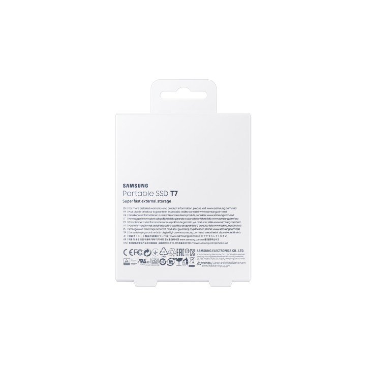 SSD Samsung T7 2Tb USB-C 3.1 Azul Indigo (MU-PC2T0H/WW)