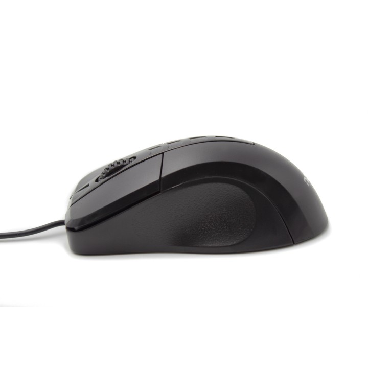 Ratón NILOX Óptico USB-A 1000dpi Negro (MOUSB1001)