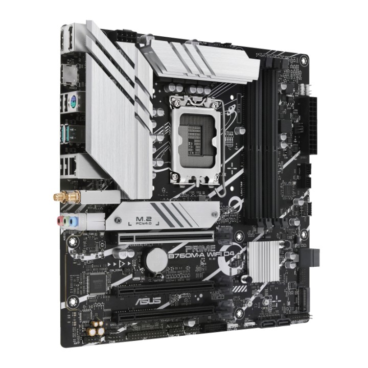 ASUS PRIME B760M-A WiFi D4:(1700) 4DDR4 HDMI mATX WiFi