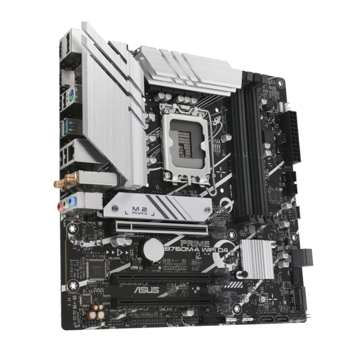 ASUS PRIME B760M-A WiFi D4:(1700) 4DDR4 HDMI mATX WiFi