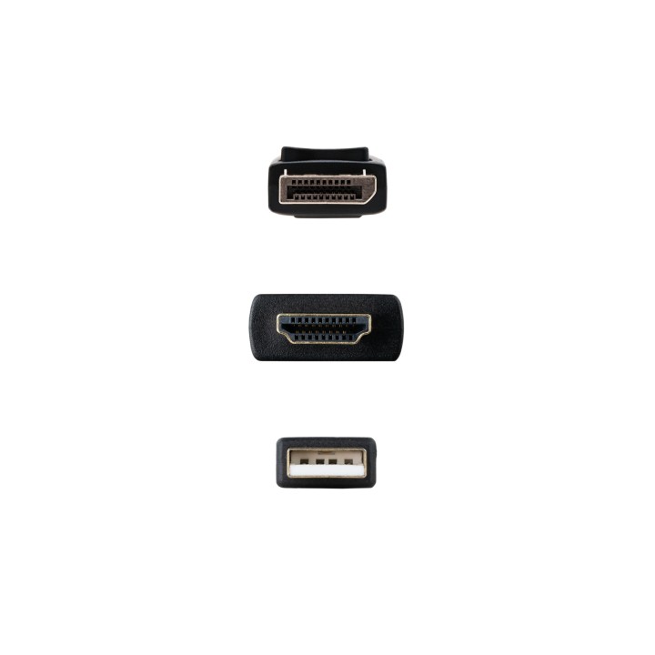 Nanocable USB-A/HDMI/M a DP/M 1.8m Negro (10.15.4352)