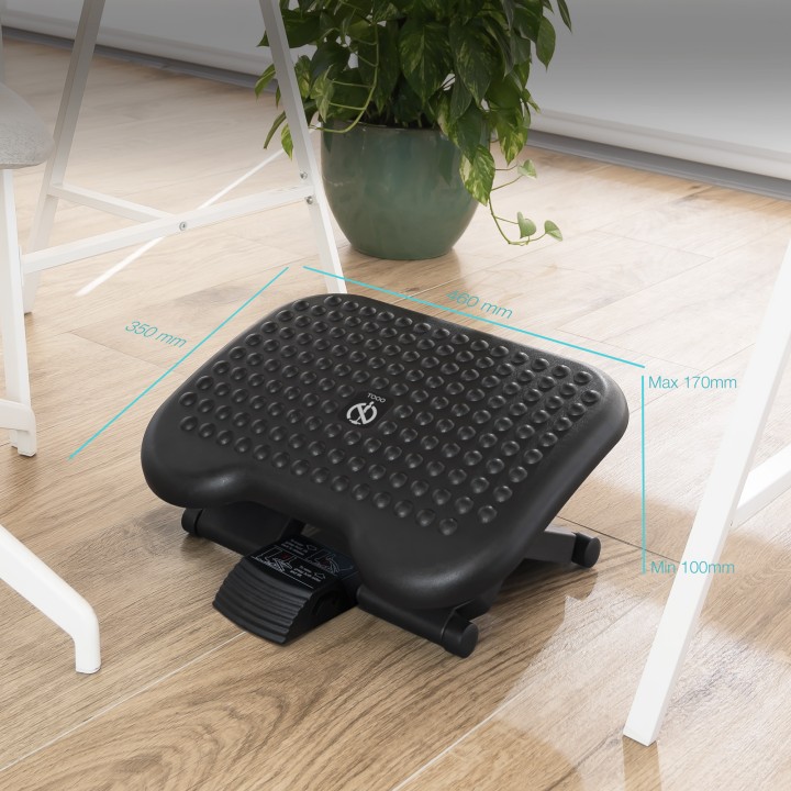 Reposapies TOOQ Ajustable/inclinable (TQFR0603-B)