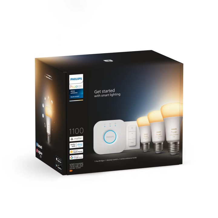 Kit Philips 3 Bombillas E27 + Hue Bridge (929002468403)
