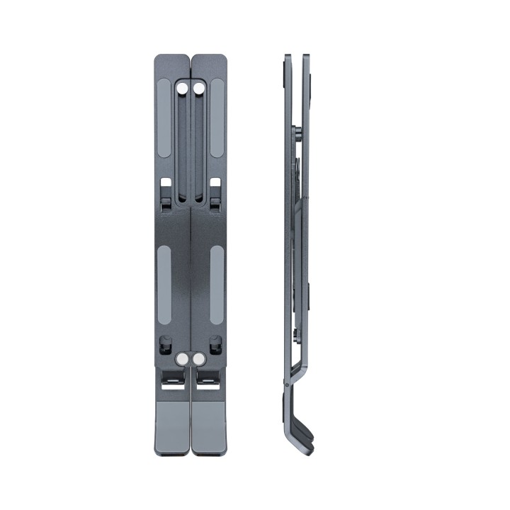 Soporte TooQ 15" Pórtatil/Tablet Gris (TQLRS0035-AL-G)