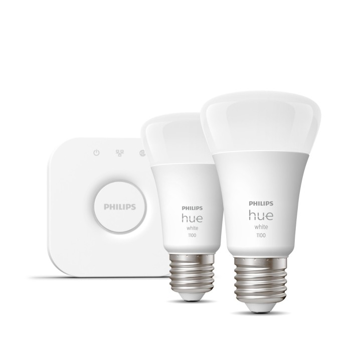 Kit Philips 2 Bombillas E27 + Hue Bridge (929002469201)