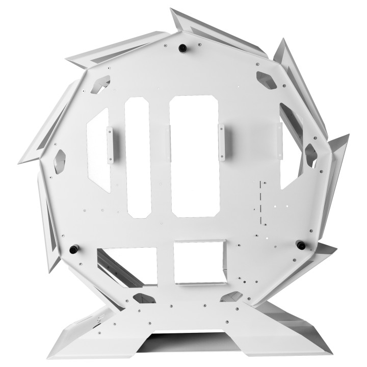 Caja Circular Mars Gaming mATX Mini-ITX Blanca (MCORBW)