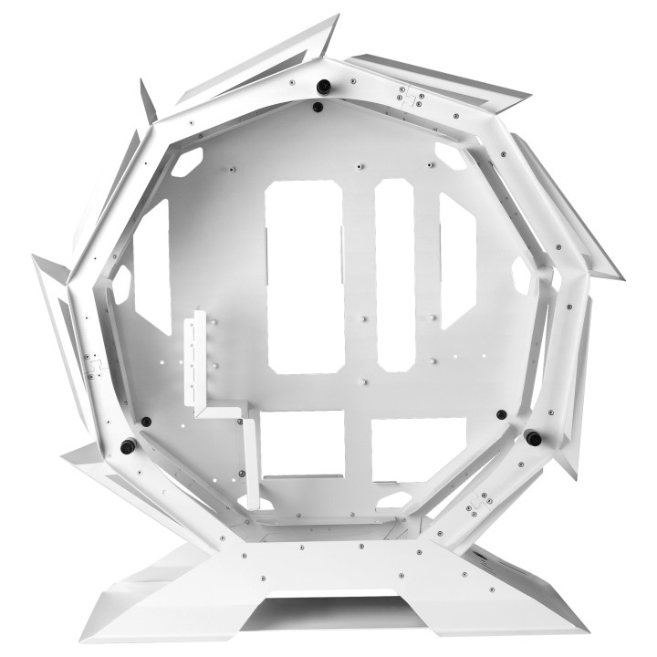 Caja Circular Mars Gaming mATX Mini-ITX Blanca (MCORBW)