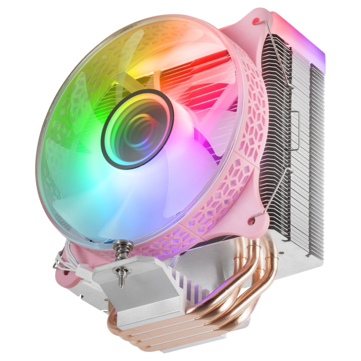 Ventilador Mars Gaming 120mm 180W ARGB Rosa (MCPUVRP)