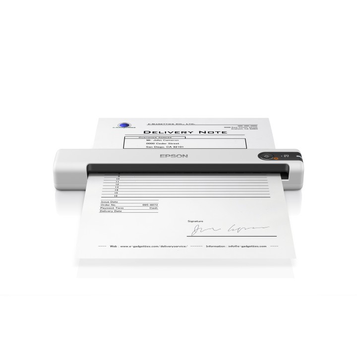 Escáner Portátil Epson DS-70 A4 USB Blanco (B11B252402)