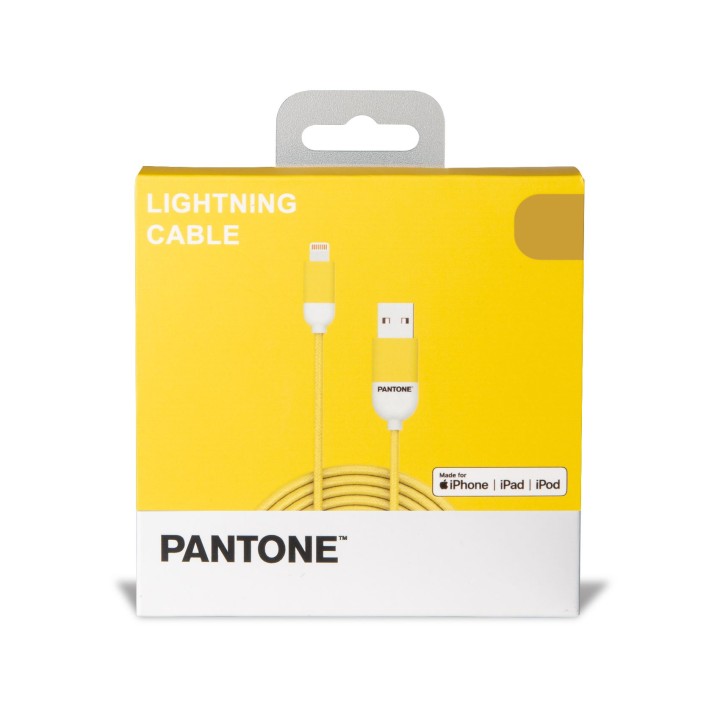 Cable PANTONE USB-A/M a Lightning/M 1.5m (PT-LCS001-5Y)