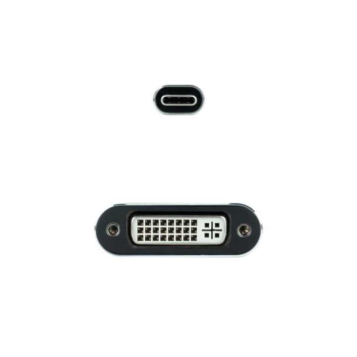 Adaptador Nanocable USB-C/M a DVI/H Gris (10.16.4103-G)