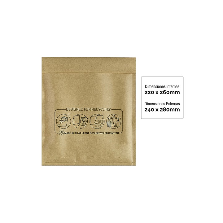 Bolsa Burbujas Acolchada Fellowes Nº15 100Un (7375502)