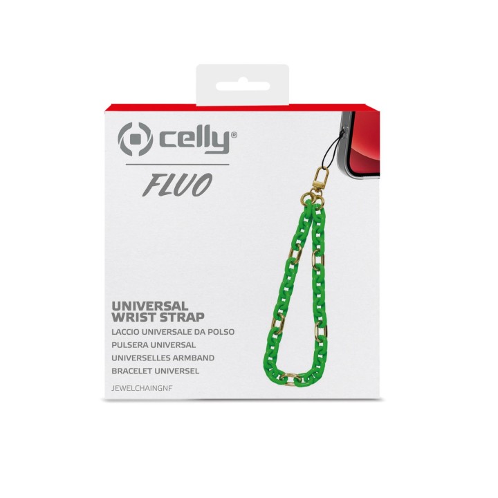 Pulsera de Sujeción CELLY Verde Fluor (JEWELCHAINGNF)