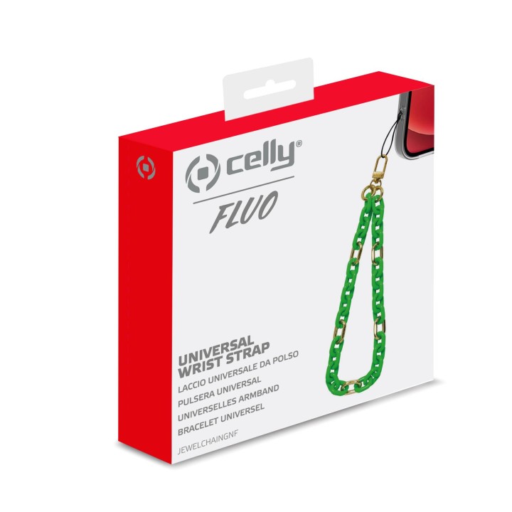 Pulsera de Sujeción CELLY Verde Fluor (JEWELCHAINGNF)