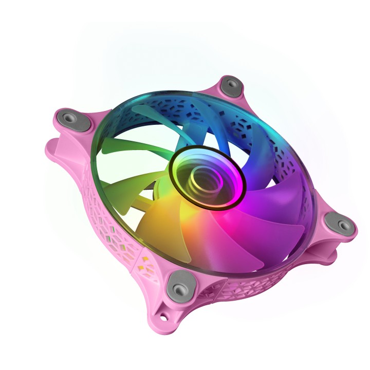 Ventilador Mars Gaming 120mm ARGB Rosa (MF3DP)