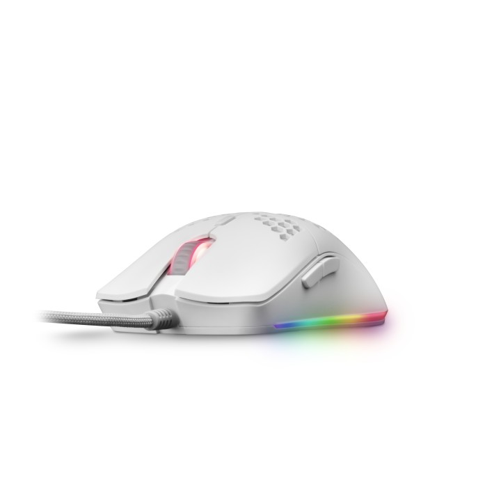 Ratón Mars Gaming RGB USB-A 12400dpi Blanco (MMAXW)