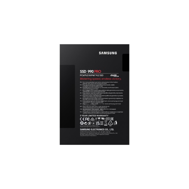 SSD Samsung 990 Pro 2Tb M.2 NVMe V-NAND (MZ-V9P2T0BW)