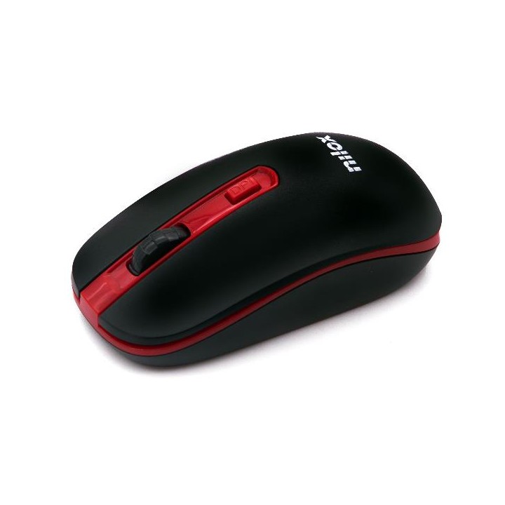 Ratón NILOX Wireless 1000dpi Negro/Rojo (NXMOWI2002)