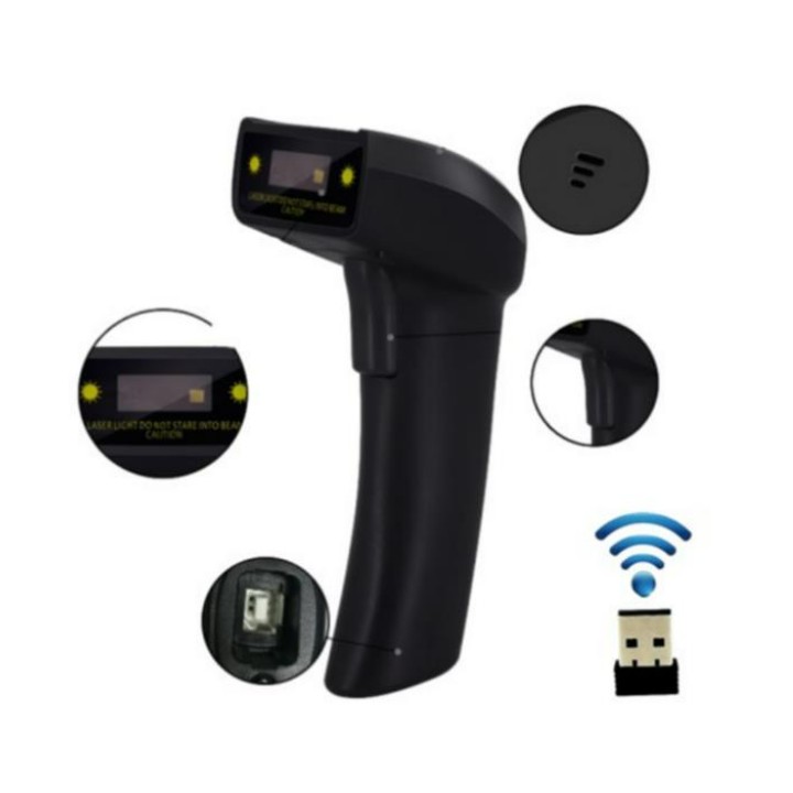 Lector NILOX Código de Barras BT Negro (NX-CSBT-2DU21)