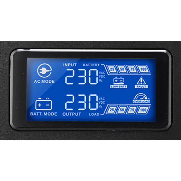 S.A.I. NILOX 3000VA 2100W Negra (NXGCLISW3K2X9V2)