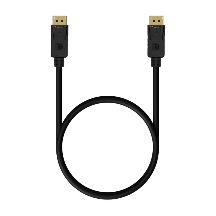 Cable AISENS DP/M a DP/M 1.5m Negro (A124-0549)
