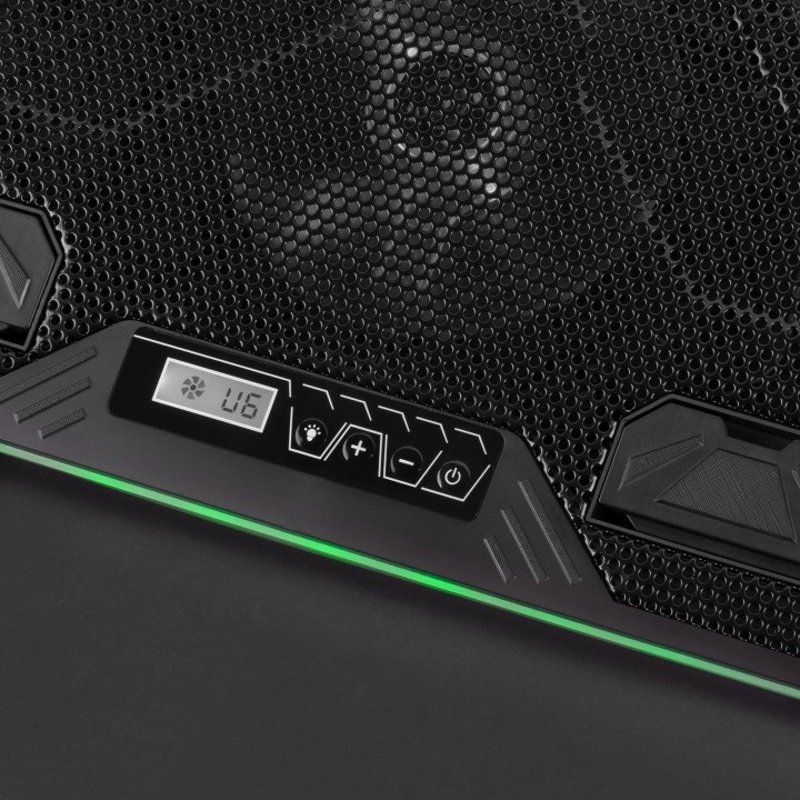 Base Refrigeración Mars Gaming 19" ARGB 2xUSB (MNBC6)