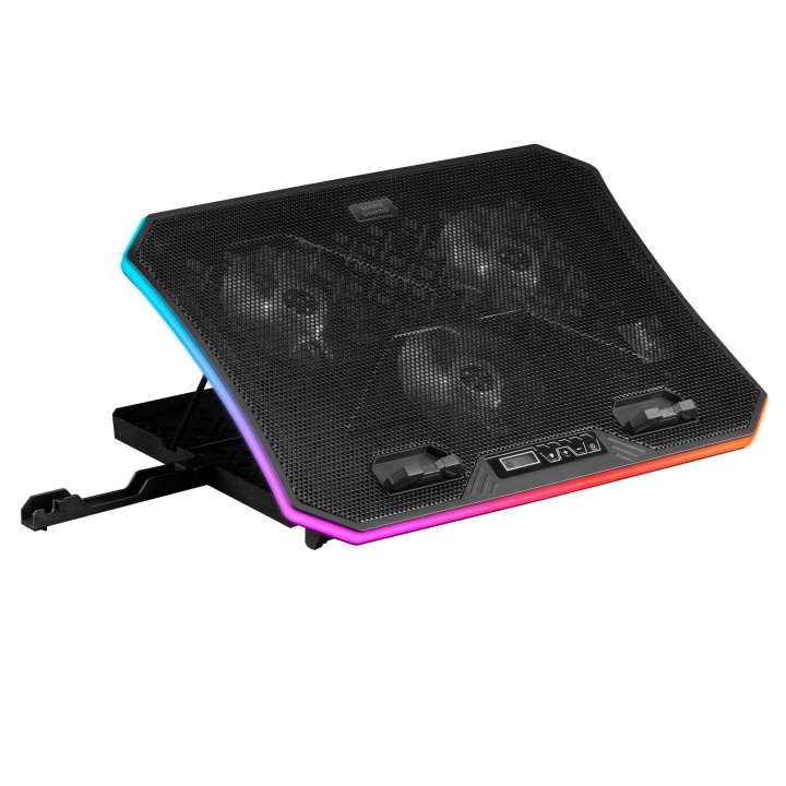 Base Refrigeración Mars Gaming 19" ARGB 2xUSB (MNBC6)
