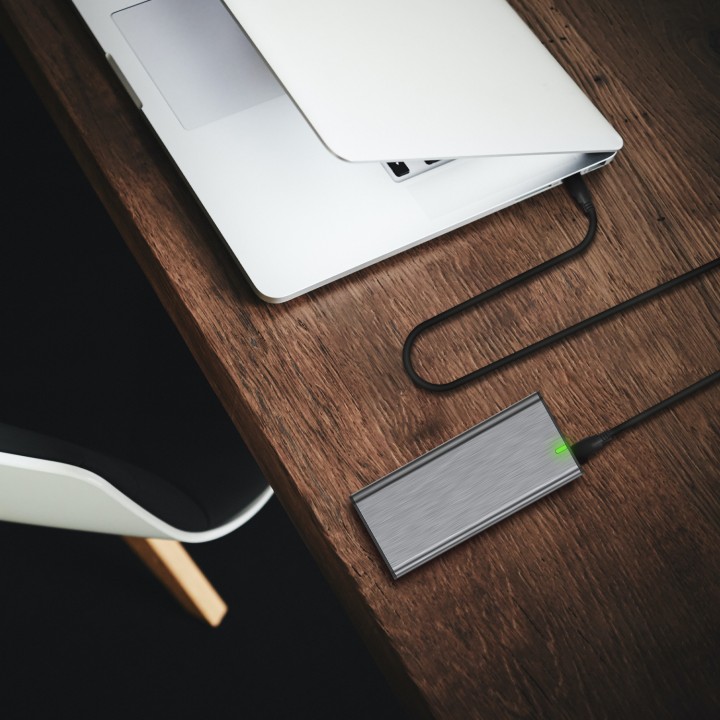 Cable AISENS USB-C/M a USB-C/M 1m Negro (A107-0702)