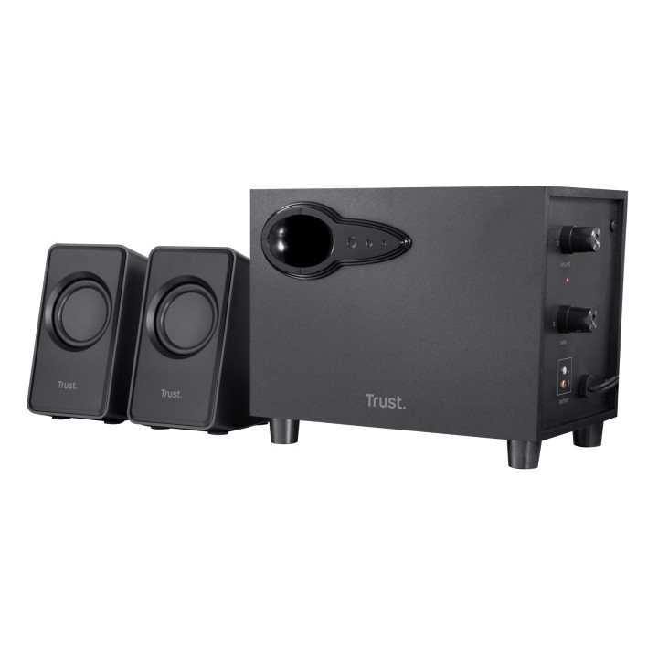 Altavoces Trust 2.1 9W Subwoofer 3.5mm Negros (20442)
